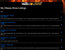 Tablet Screenshot of ottawa-show-listings.blogspot.com