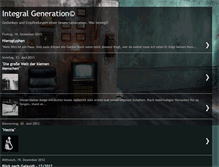 Tablet Screenshot of integralgeneration.blogspot.com