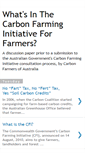 Mobile Screenshot of carbonfarminginitiativecfasubmission.blogspot.com