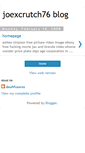 Mobile Screenshot of joexcrutch76.blogspot.com