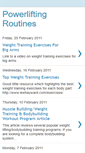 Mobile Screenshot of mypowerliftingroutines.blogspot.com