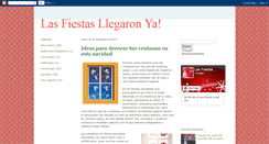 Desktop Screenshot of llegaronlasfiestas.blogspot.com