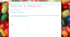 Desktop Screenshot of lolitapablita.blogspot.com