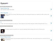 Tablet Screenshot of oyasumi-s.blogspot.com