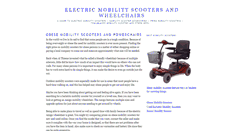 Desktop Screenshot of electricmobilityscooter.blogspot.com