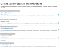Tablet Screenshot of electricmobilityscooter.blogspot.com