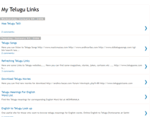 Tablet Screenshot of mytelugulinks.blogspot.com