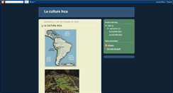 Desktop Screenshot of laculturainca.blogspot.com
