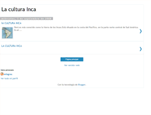 Tablet Screenshot of laculturainca.blogspot.com