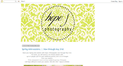 Desktop Screenshot of hopejphotography.blogspot.com