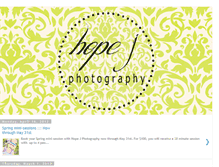 Tablet Screenshot of hopejphotography.blogspot.com