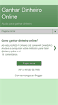 Mobile Screenshot of ajudaparaganhardinheiro.blogspot.com
