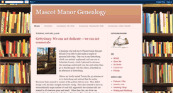 Desktop Screenshot of mmgenealogy.blogspot.com