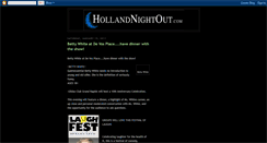 Desktop Screenshot of hollandnightout.blogspot.com