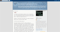 Desktop Screenshot of kwerekwere.blogspot.com