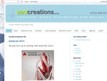 Tablet Screenshot of cadcreationswebsite.blogspot.com