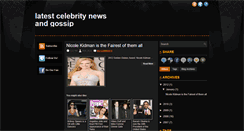 Desktop Screenshot of latestcelebritynewsandgossip.blogspot.com