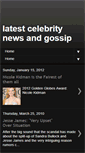 Mobile Screenshot of latestcelebritynewsandgossip.blogspot.com