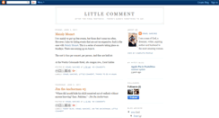 Desktop Screenshot of littlecomment.blogspot.com