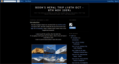 Desktop Screenshot of boon-nepal09.blogspot.com