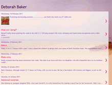 Tablet Screenshot of deborahbaker23.blogspot.com