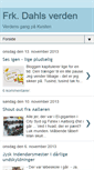 Mobile Screenshot of frkdahlsverden.blogspot.com