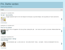 Tablet Screenshot of frkdahlsverden.blogspot.com