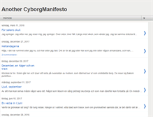 Tablet Screenshot of cyborgmanifesto.blogspot.com