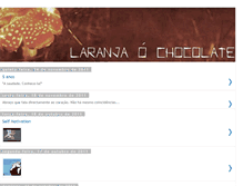 Tablet Screenshot of laranjaochocolate.blogspot.com