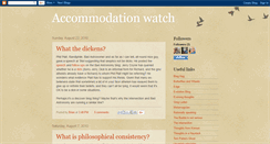 Desktop Screenshot of accommodationwatch.blogspot.com