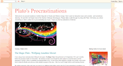 Desktop Screenshot of platosprocastinations.blogspot.com