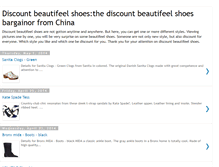 Tablet Screenshot of discount-beautifeel-shoes.blogspot.com