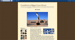 Desktop Screenshot of countdowntobiggestloserresort.blogspot.com