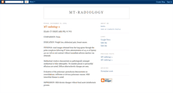 Desktop Screenshot of mtradiology.blogspot.com