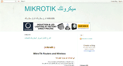 Desktop Screenshot of mikrotik4u.blogspot.com