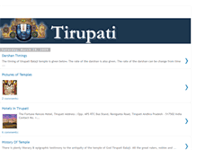 Tablet Screenshot of hotelsintirupati.blogspot.com