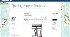 Desktop Screenshot of blueskyvintageboutique.blogspot.com