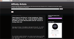 Desktop Screenshot of affinityartists.blogspot.com