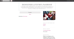Desktop Screenshot of designerluxuryfashion.blogspot.com