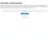 Tablet Screenshot of designerluxuryfashion.blogspot.com