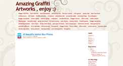 Desktop Screenshot of graffitiartworks.blogspot.com