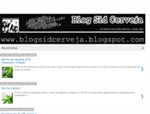 Tablet Screenshot of blogsidcerveja.blogspot.com