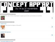Tablet Screenshot of conceptappart2009.blogspot.com
