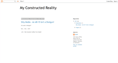 Desktop Screenshot of myconstructedreality.blogspot.com
