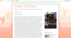 Desktop Screenshot of cantorcraziness.blogspot.com