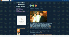 Desktop Screenshot of joebiedron.blogspot.com