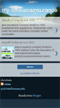Mobile Screenshot of myloveasiainsurance.blogspot.com