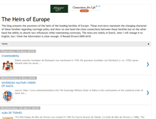 Tablet Screenshot of heirsofeurope.blogspot.com