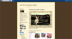 Desktop Screenshot of mylifeasafashionaddict.blogspot.com