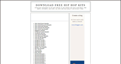 Desktop Screenshot of freehiphopkits.blogspot.com